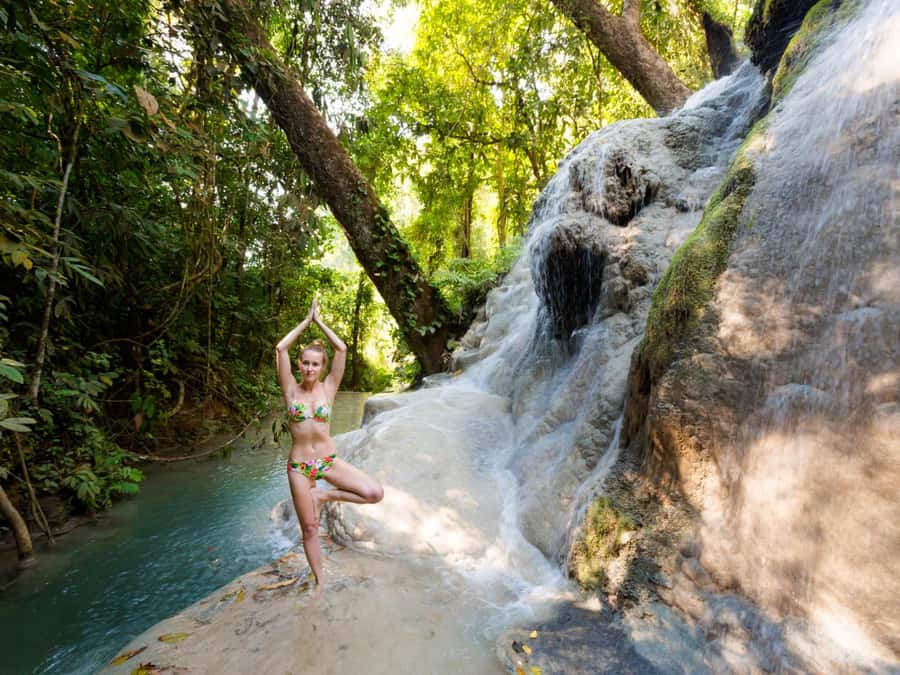 Chiang Mai: Doi Suthep Temple & Sticky Waterfall Trip - Bai Orchid and Butterfly Farm, colorful gardens with a simple rhythm