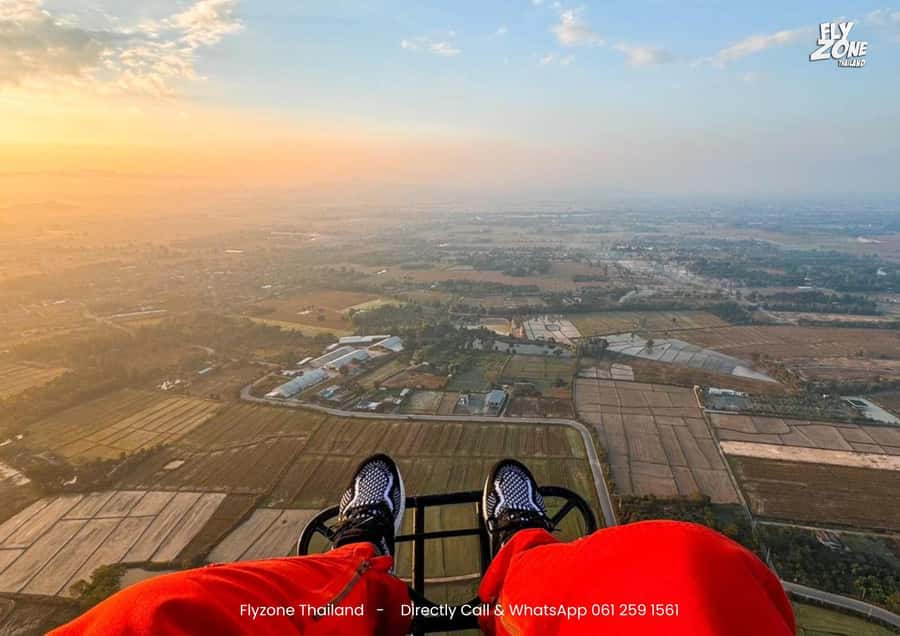 Chiang Mai: Flyzone Thailand Paramotor for 2 People - First Things First: What a 2-Person Paramotor Flight Feels Like