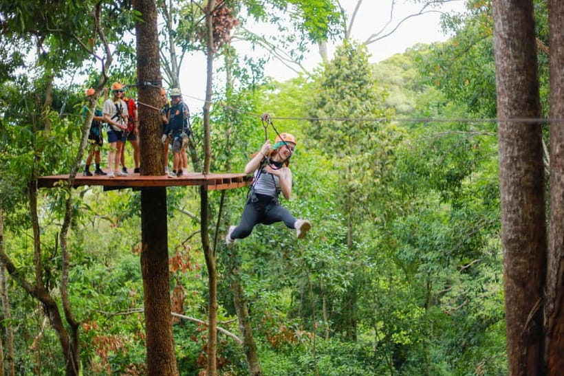 Chiang Mai: Jungle Flight Zip Line Roller Coaster - Guides make a real difference, including Pong and Le Lom