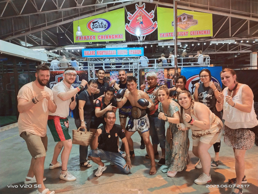 Chiang Mai: Kalare Night Bazaar Boxing Stadium Muay Thai - Seats and the Night Bazaar setting: close to the ring is fun, but not required