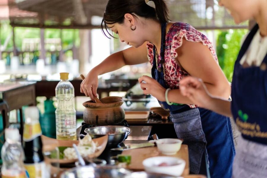 Chiang Mai: Local Northern Thai Cooking Class at Grandma's - The Organic Farm Tour, Herb Picking, and Egg Collection