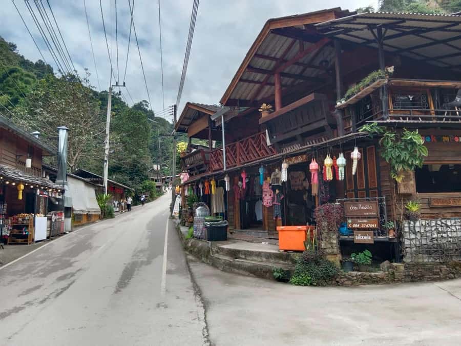 Chiang Mai: Mae Kampong Village, Hot Springs & Bor Sang Tour - Kew Fin Viewpoint, plus the renovation detour