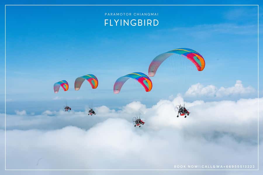 Chiang Mai: Paramotor with Licensed Flight Instructors - The 15 to 20 Minute Flight: 360 Views Over Chiang Mai