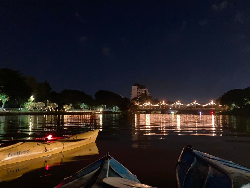 Chiang Mai: Ping River Night Kayaking into City Center - Nawarat Bridge to the skyline: the most photogenic stretch