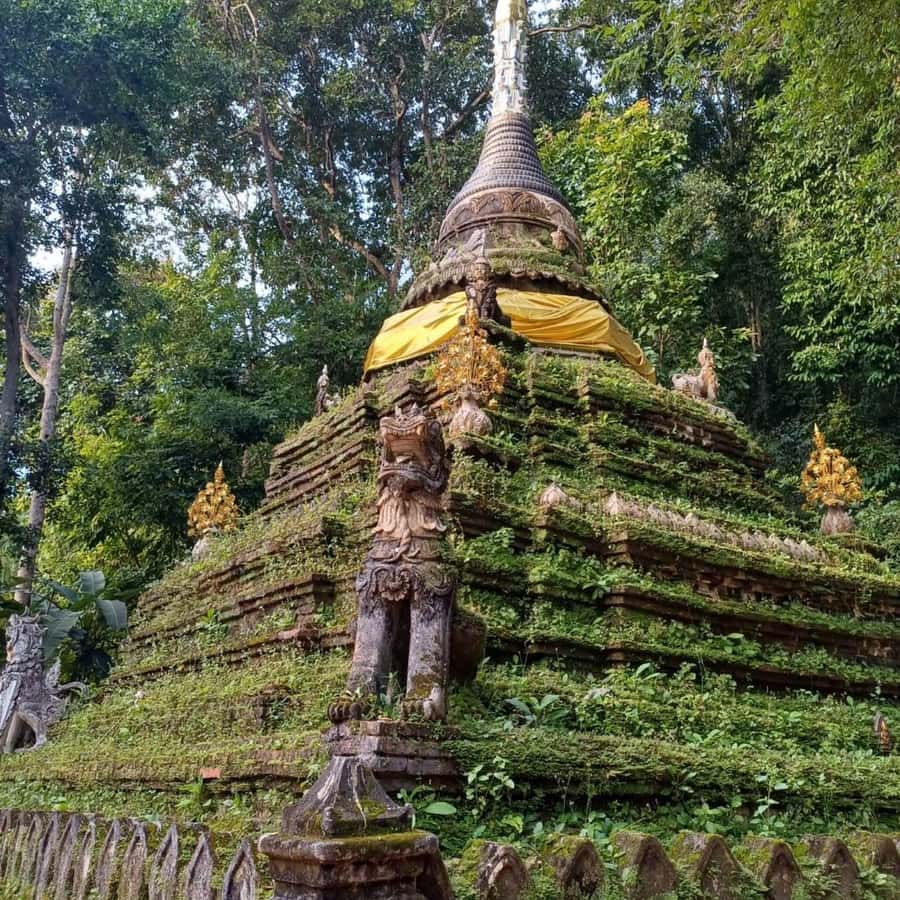 Chiang Mai Sunset Point,Wat Pha Lat,Wat Doi Suthep,Wat Umong - Doi Pui sunset viewpoint: how to catch the light without stress