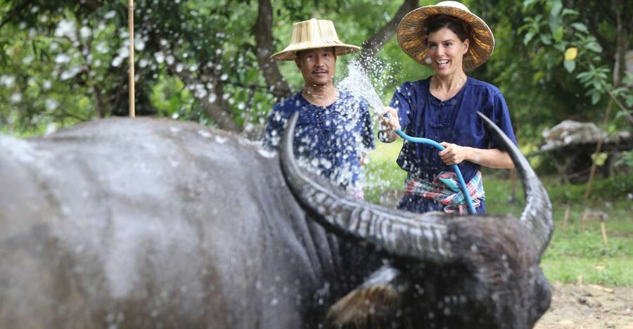 Chiang Mai: Thai Buffalo and Rice Planting Experience - Getting ready at the farmstay: costumes, boots, and farm rules