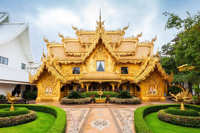 Chiang Mai to White & Blue Temple, Black Museum & Golden Triangle - Wat Rong Khun: The White Temple’s Art-Temple Mix