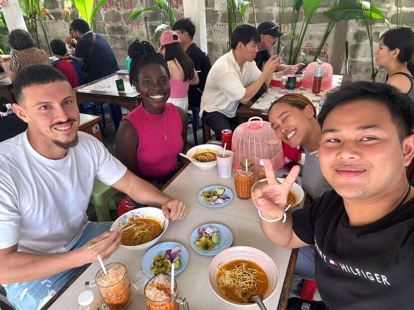Chiang Mai: Walking Food Tour - Khanom Krok, Butterfly Pea Ice Cream, and Bua Loi in Coconut Cream