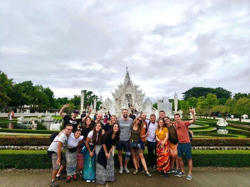 Chiang Rai: Iconic Temples & 7 Major Sites—River View Buffet - Wat Rong Khun White Temple: the first wow, plus the meaning behind it