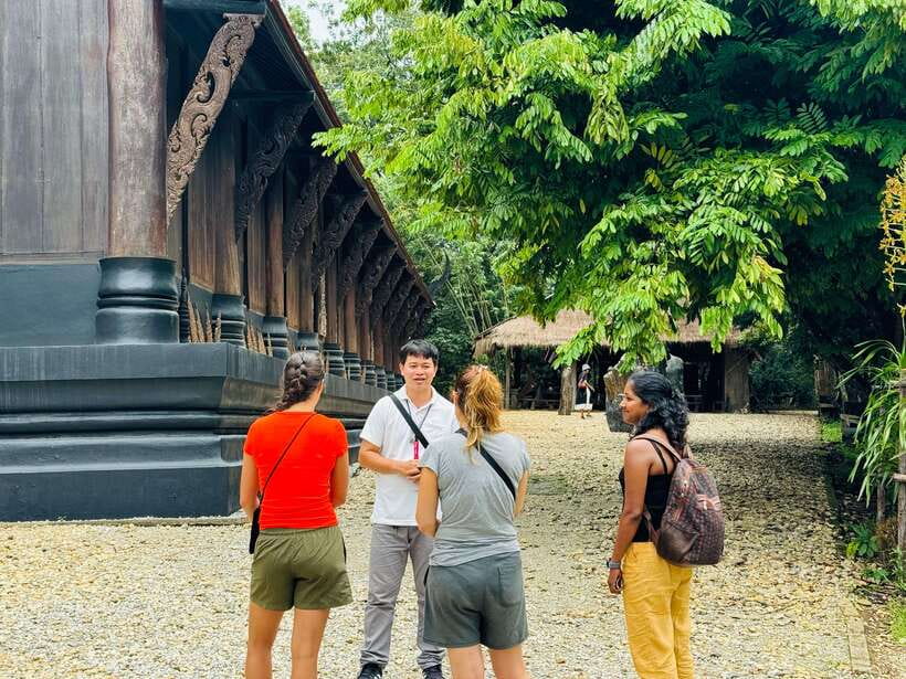 Chiang Rai: Iconic Temples & 7 Major Sites—River View Buffet - Wat Rong Sue Ten Blue Temple: blue-and-gold artistry with photo-friendly stops