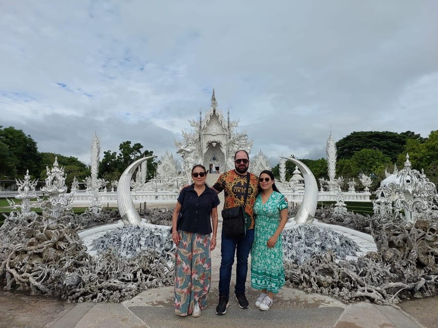 Chiang Rai: Temple Treasures & Popular Sightseeings (Buffet) - Wat Rong Khun (White Temple): the guided details you do not want to miss