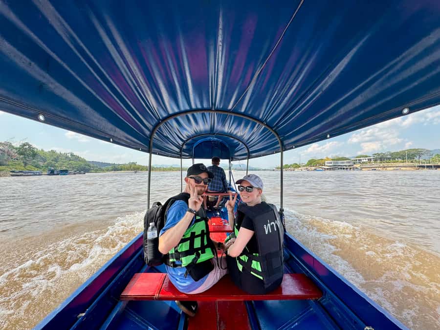 Chiang Rai: The Golden Triangle & MaeKhong Private Boat Trip - Golden Triangle viewpoint and Big Buddha: seeing the borders in one frame