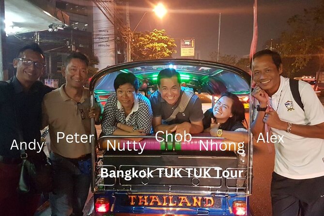 CHOB TUK TUK + Canal + Food Tasting - Tuk tuk through Phahurat (Little India) for old city coverage