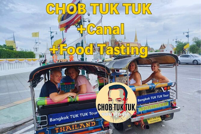CHOB TUK TUK + Canal + Food Tasting - Rooftop bar mocktail with views over Bangkok