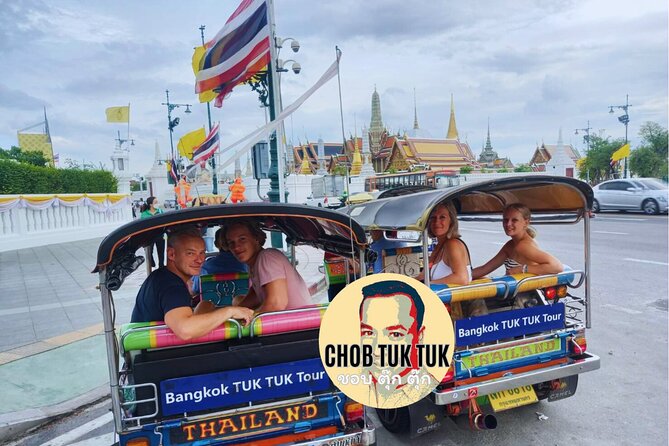 CHOB TUK TUK + Canal + Food Tasting - Meeting point at Sanam Chai, then a guide-led rhythm
