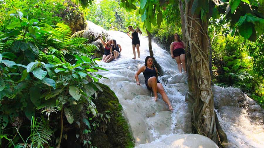 Climb Sticky Waterfall Like Spiderman - The Waterfall Day, From Arrival to That Grippy Climb