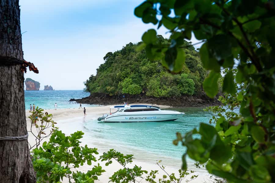Early Bird Krabi 4 Islands from Phuket/Khaolak - Pickup, Van Ride, and the 7:00 AM Speedboat Start