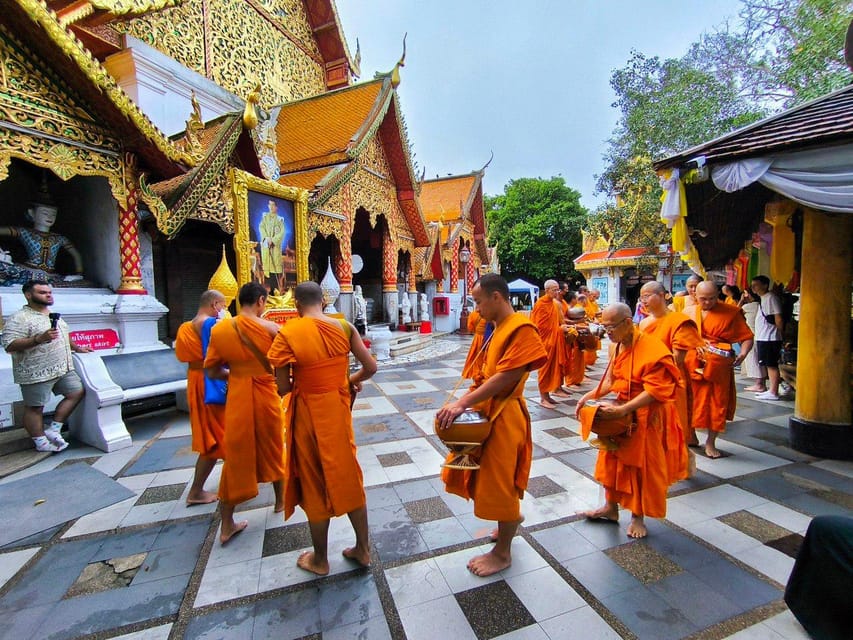 Early morning Doi Suthep with monk chanting and alms - What to expect during the day’s pace, plus weather and comfort reality