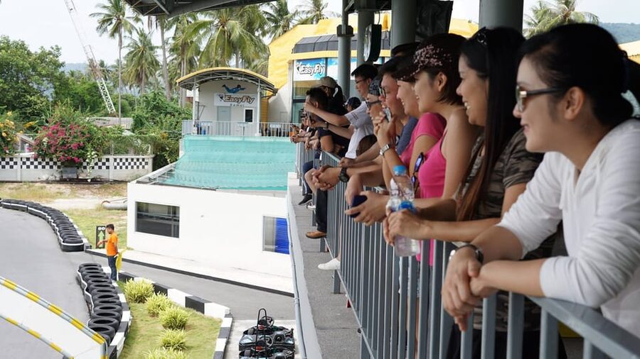 EasyKart Pattaya (Bali Hai Pier) : Go-Kart Racing Experience - Safety training, helmet, and why it changes the whole feel