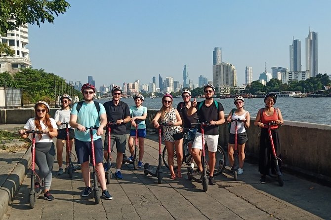 Electric Scooter Tour of Bangkok - Wat Chakrawatrachawat and the crocodile story you can remember