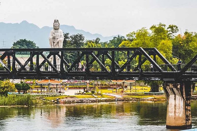 Erawan Waterfall and Elephant Care: Private Tour to Kanchanabur - Bridge over the River Kwai: quick walk, strong atmosphere