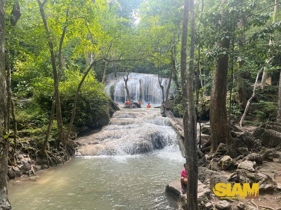 Erawan Waterfall, River Kwai & Railway Tour : From Bangkok - Bangkok pickup and the ride south: where the clock gets heavy