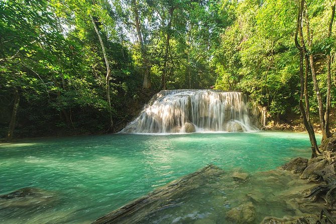 Erawan Waterfalls-Death Railway & River Kwai Tour - Bridge on the River Kwai: stunning photos, then a sprint