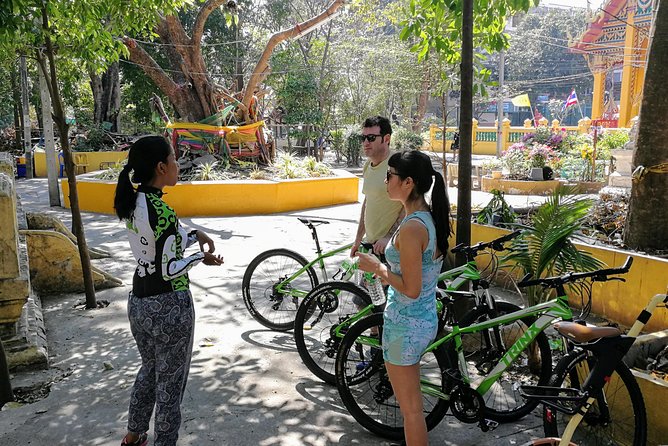Explore Bangkok by Bike & Boat with Lunch - Bangkok bike logistics: narrow lanes, traffic moments, and safety habits