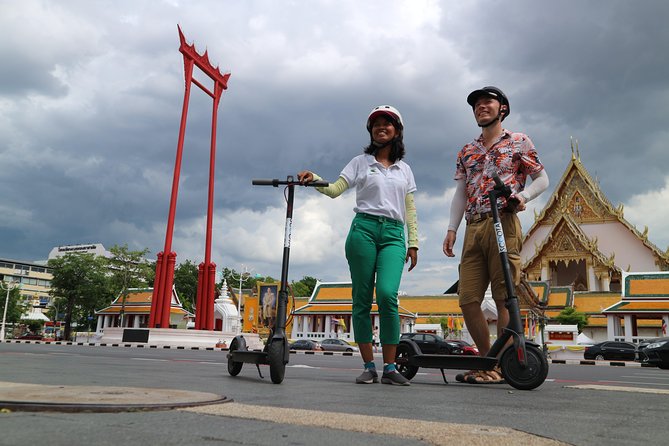 Explore Bangkok by E-Scooter & Try Street Food - Old Portuguese area moments: Santa Cruz Church and muffins
