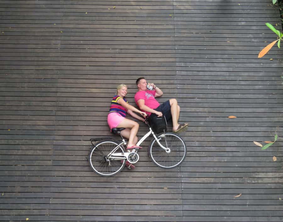Explore Bangkok jungle by bike, kayak & boat - small group - Longtail boat around the harbor islands where ships pass
