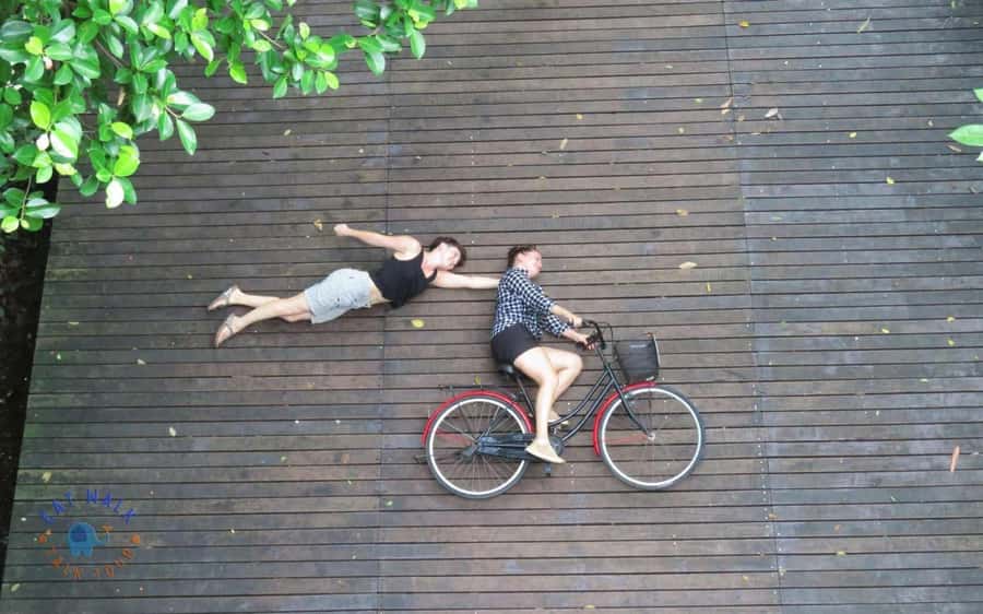 Explore Bangkok jungle by bike, kayak & boat - small group - Weekend flavor: floating market snacks and Sri Nakhon Khuean Khan birdwatching