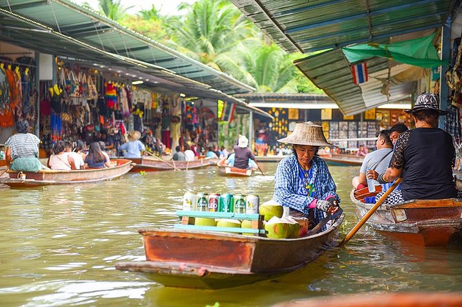 Floating Markets Day Trip from Bangkok - Damnoen Saduak Floating Market: shopping, snacks, and tourist reality