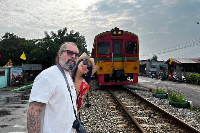 Floating & Railway Markets Tour - Ban Ka Long salt fields: a short stop with big visuals