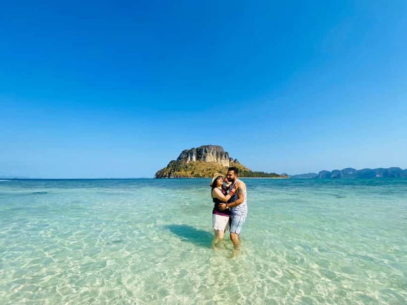 From Aonang: 4 Islands one day tour with Lunch - Speedboat schedule from Ao Nang and Railay West