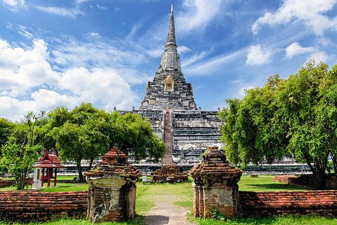 From Bangkok: Ayutthaya Temples Small Group Tour with Lunch - Wat Yai Chaya Mongkol: meditation history and a big chedi
