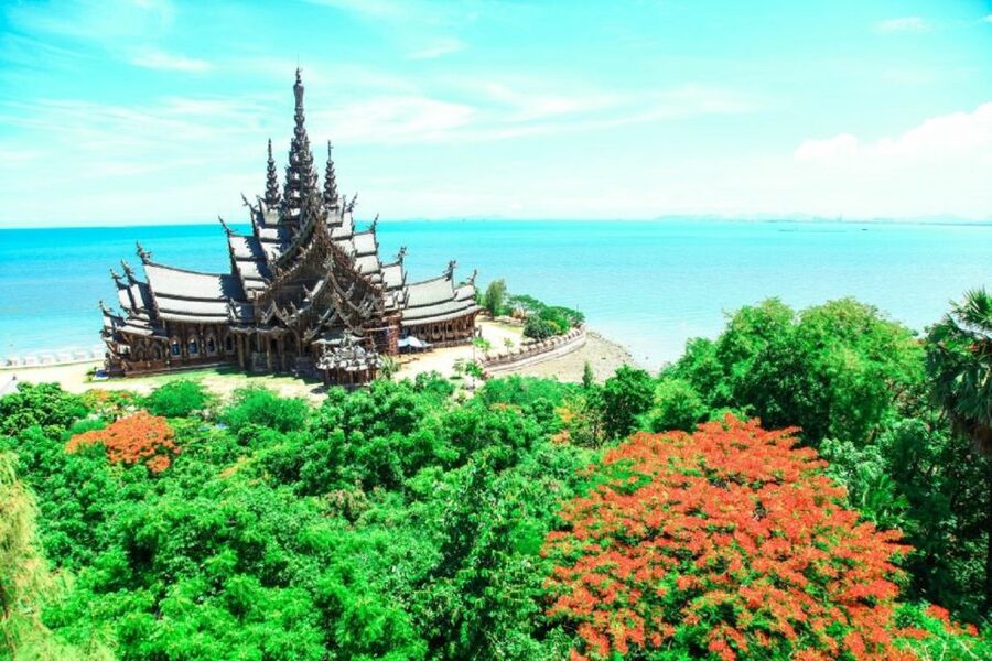 From Bangkok: Day Trip to Pattaya City & Sanctuary of Truth - Sanctuary of Truth: the wooden sea castle and what makes it different