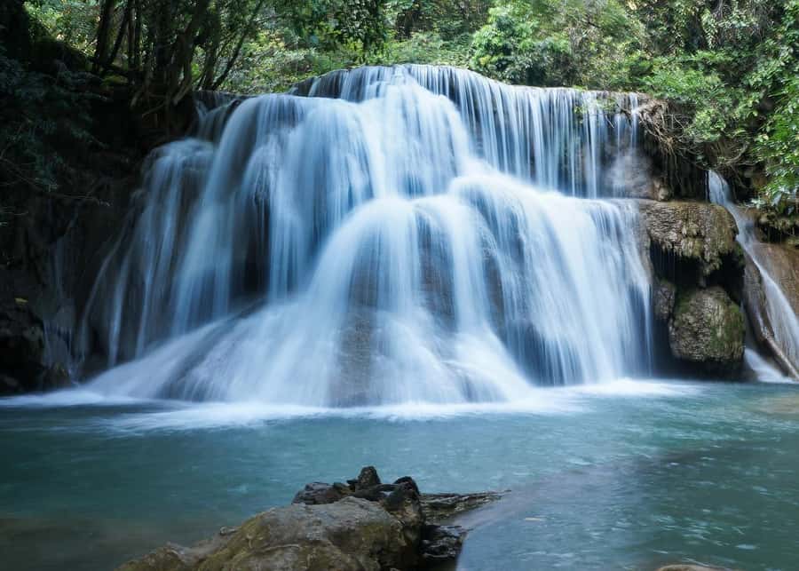 From Bangkok: Kanchanaburi, River Kwai and Erawan Waterfall - Bridge over the River Kwai: photos first, then context