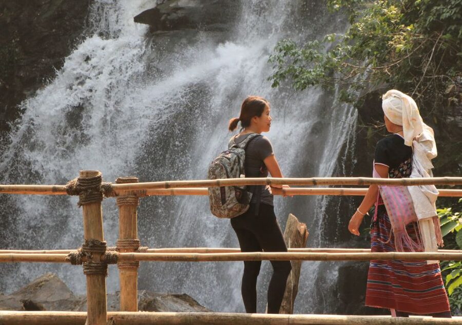 From Chiang Mai: Doi Inthanon National Park Hiking Tour - Waterfalls on the way back, plus the cooling swimming pool