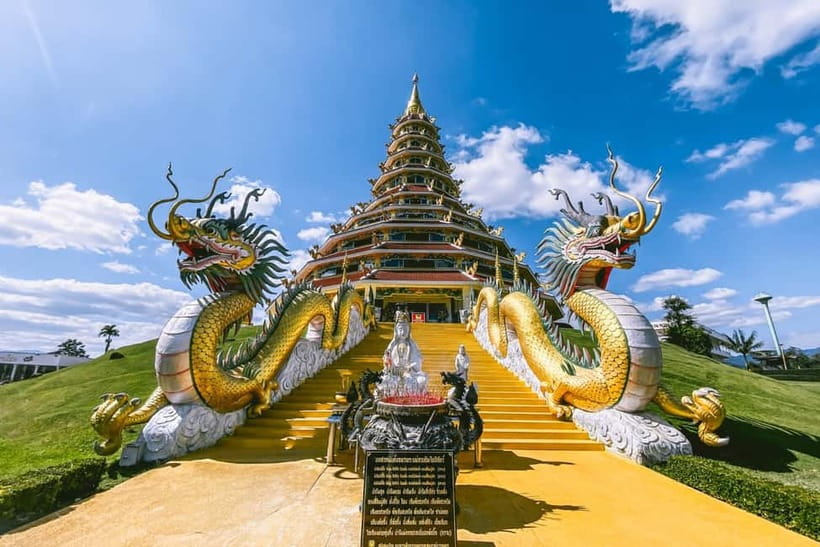 From Chiang Mai: White Temple, Blue Temple & Black House - Wat Rong Khun, the White Temple, and its message in plain sight