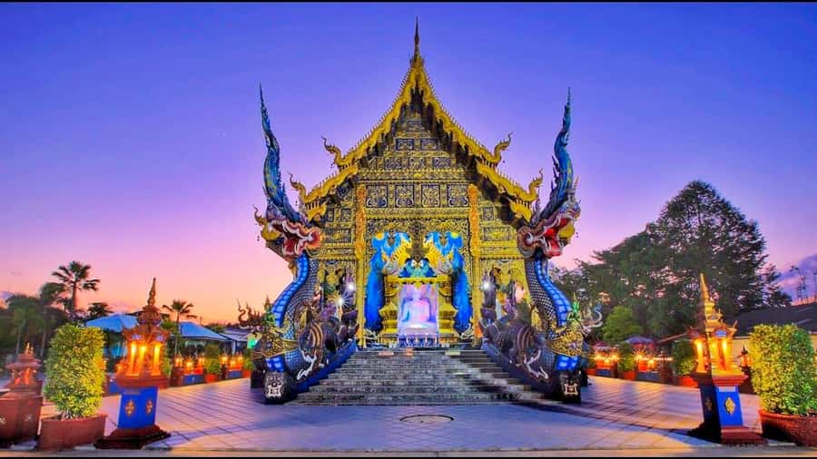 From Chiang Rai: The best of Chiang Rai with Spanish Guide - Golden Ganesha Shrine: a quick outside stop that still earns its place
