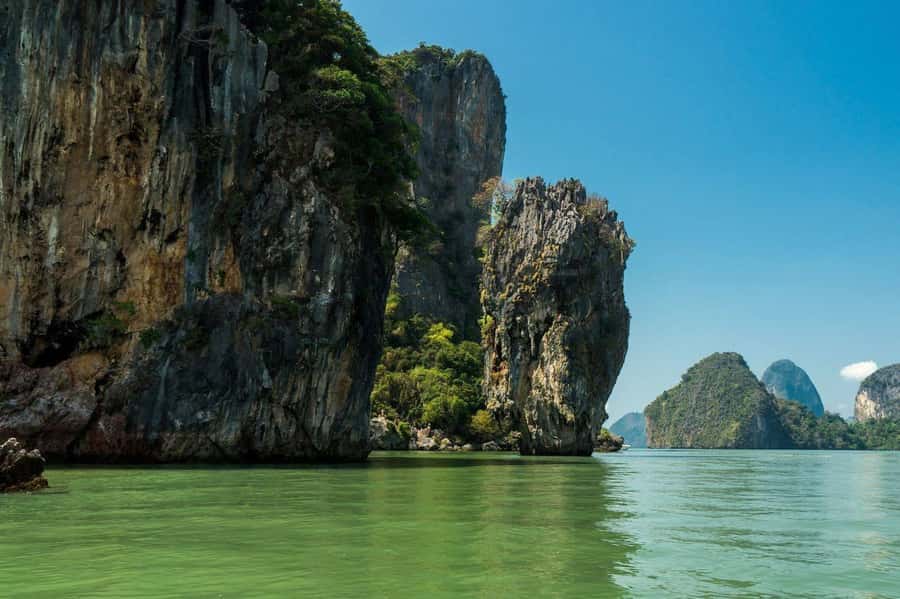 From Khao Lak: James Bond Island Canoe Trip with Lunch - The long-tail boat ride through mangroves