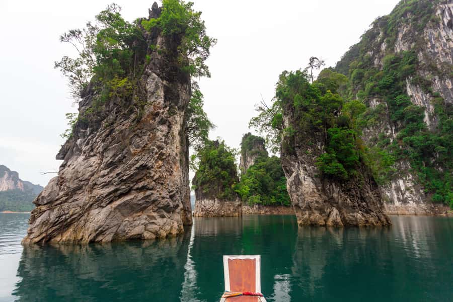 From Khao Lak/Khao Sok: Cheow Lan Lake and Emerald Pool Tour - Nam Rad Watershed Creek and Emerald Pool: Swim Time With a Forest Feel
