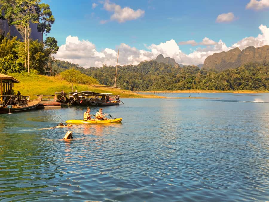 From Khao Lak: Khao Sok & Cheow Lan Lake Tour with Kayaking - Cheow Lan viewpoints and the Rajjaprabha Dam boat sections