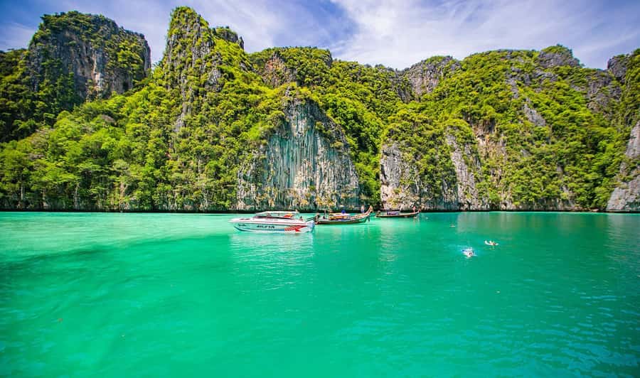 From Khao Lak: Phi Phi, Maya Bay, and Khai Islands Day Trip - Phi Phi Don Island: lunch plus the main island break
