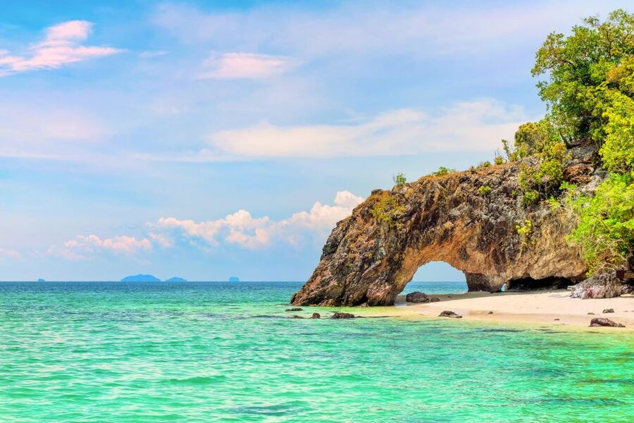 From Ko Yao Yai: Koh Khai Islands Private Boat Tour w/ Lunch - Koh Khai Nok: White Sand, Clear Water, and a Viewpoint You Can Actually Use