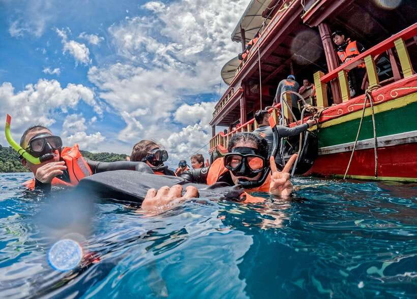 From Koh Chang: 4 Islands Snorkel & Beach Tour by Big Boat - Snorkeling gear, photos, and what to expect from the reefs