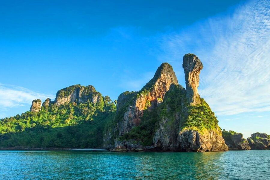 From Krabi: 4 Islands Snorkeling Tour by Speed Boat - Stop 1: Phra Nang Cave Beach, princess spirit sand you can actually reach