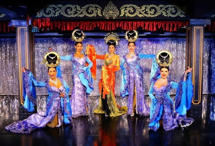 From Krabi: Blue Dragon Cabaret Ticket Dazzling Night - The Performances: Sefominuf, Aqua, and Gangnam Style