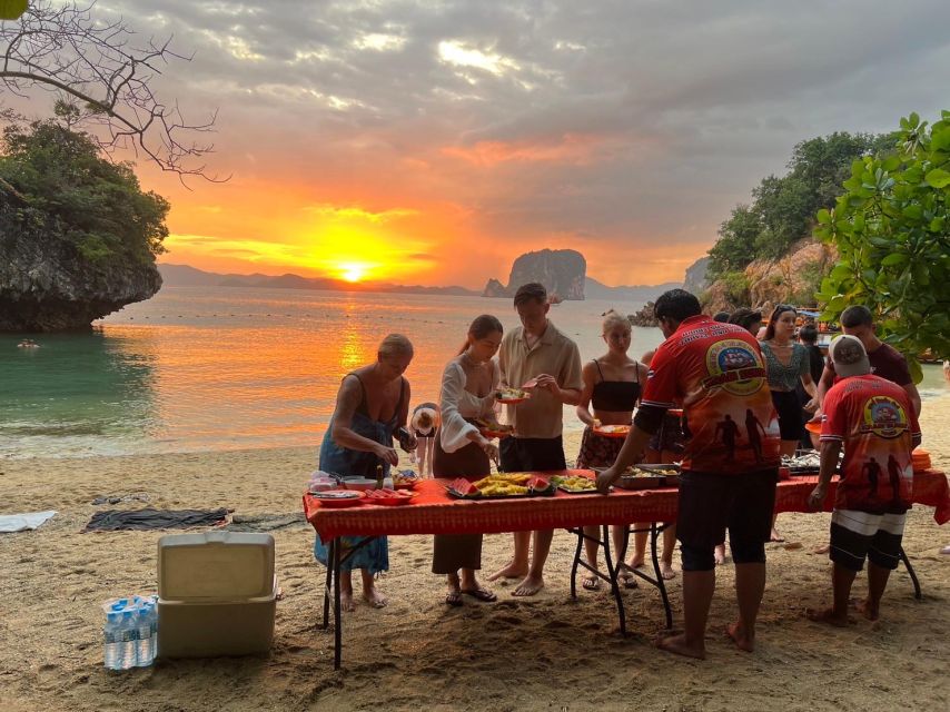 From Krabi: Hong Island Sunset Tour+Bioluminescent Plankton - Hong Island beach time, snorkeling, and that big viewpoint payoff