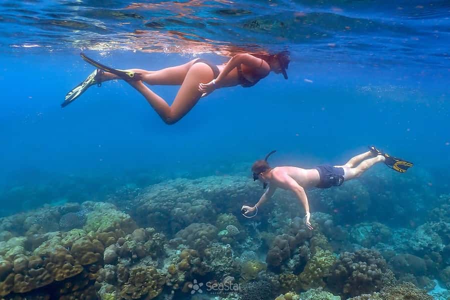 From Krabi: Surin Islands Snorkeling Tour w/ Meals - After lunch reef hopping: more bays, more chances for turtles